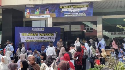UTBK SNBT 2026 di UNJ Hari Pertama Lancar, Panitia Belum Temukan Praktik Kecurangan. (Foto: MNC Media)