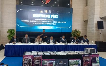 Polri dan FBI Bongkar Sindikat Phishing Tools Lintas Negara, Kerugian Capai Rp350 Miliar