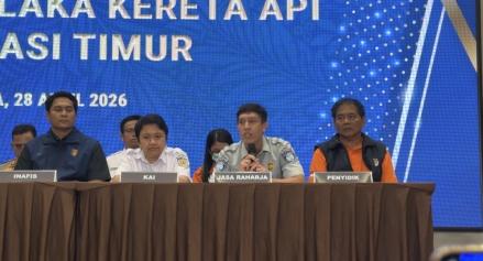 Jasa Rahaja Pastikan Semua Korban Kecelakaan KRL Dapat Santunan, Paling Tinggi Rp50 Juta. (Foto: Ari Sandita/iNews Media Group)