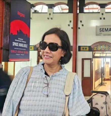 Sempat Jadi Penumpang KA Argo Bromo, Sri Mulyani Sampaikan Duka Atas Kecelakaan KRL. (Foto: Instagram)