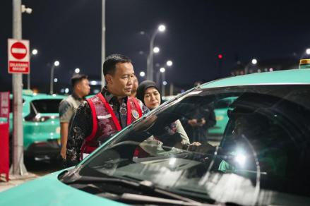 Kemenhub Sidak Pool Taksi Green SM Imbas Kecelakaan KRL di Bekasi. Foto: Kemenhub.