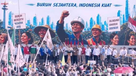 Prabowo Janji Buruh Bisa Punya Rumah, Siapkan Skema Cicilan 40 Tahun. (Foto: iNews Media Group)