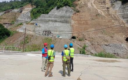 Pembangkit Listrik Tenaga Air (PLTA) Upper Cisokan yang berlokasi di Kecamatan Rongga, Kabupaten Bandung Barat, Jawa Barat, longsor. (Foto: Dok. PLN)