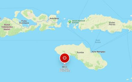 Gempa Bumi Magnitudo 6,0 Guncang Sumba Barat NTT