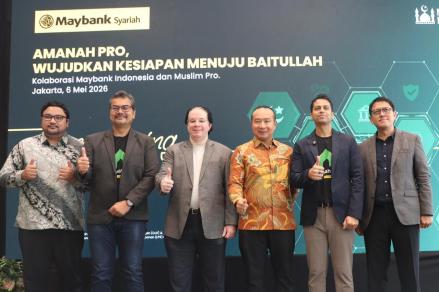 Maybank Indonesia dan Muslim Pro Luncurkan Amanah Pro, Aplikasi Finansial Haji-Umrah. (Foto: iNews Media Group)