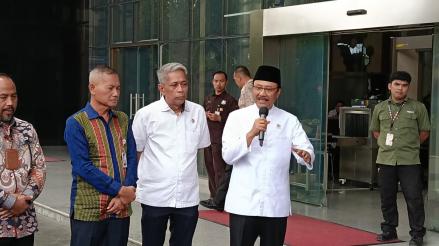 Usai Bertemu KPK Mensos Akui Dapat Masukan dan Koreksi Terkait Pengadaan Barang dan Jasa. (Foto: iNews Media Group)
