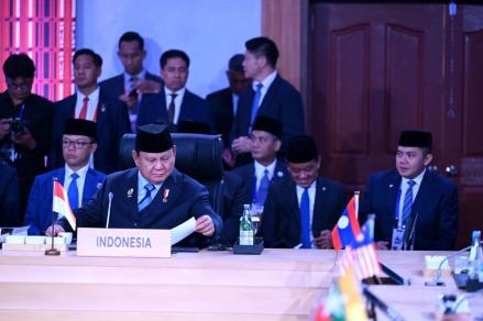 Prabowo Dorong Pemimpin ASEAN Bersatu Tegakkan Hukum Internasional (FOTO:Dok BPMI Setpres)