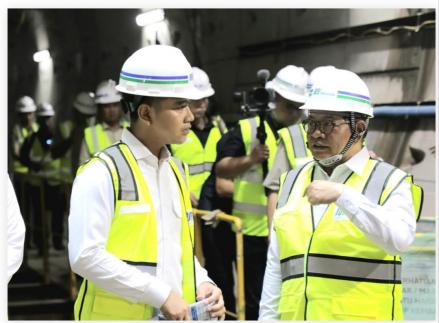 Progres Proyek MRT Jakarta Fase 2A Capai 59,7 Persen, Pramono: Wapres Gembira dan Puas. (Foto Istimewa)