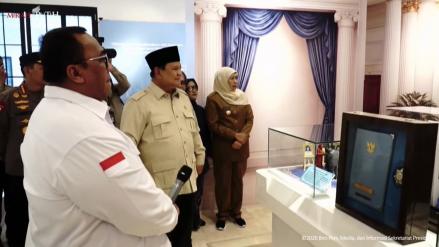 Prabowo Tiba di Museum dan Rumah Singgah Marsinah (FOTO:Dok Tangkap Layar YouTube BPMI Setpres)