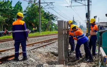 Penutupan 40 Perlintasan Liar Kereta Daop 1 Jakarta Ditargetkan Rampung Agustus 2026