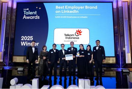 TelkomGroup Bersinar di LinkedIn Talent Awards 2025. (Foto: Doc Telkom Group)