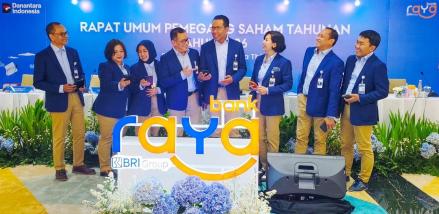 Gelar RUPST, Bank Raya (AGRO) Angkat Dua Komisaris Baru