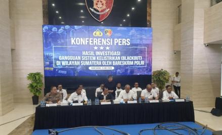 Bareskrim Bantah Blackout Sumatera Karena Sabotase: Ada Kabel Transmisi Terputus (Dok: Putranegara)