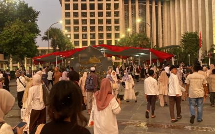 Salat Iduladha, Ribuan Jamaah Mulai Padati Masjid Istiqlal