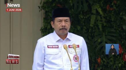Kepala BPIP Pimpin Upacara Penurunan Bendera di Hari Lahir Pancasila