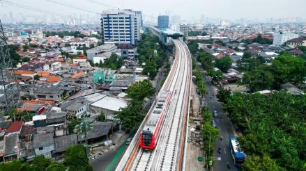 Waskita Karya (WSKT) Kebut Pembangunan LRT Jakarta Fase 1B, Progres 93,07 Persen (Foto: dok WSKT)