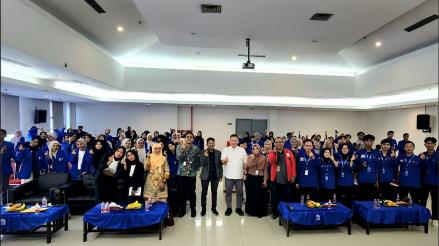 MNC Sekuritas & KSPM GI Universitas Pelita Bangsa Gelar Seminar Pasar Modal. Foto: iNews Media Group.