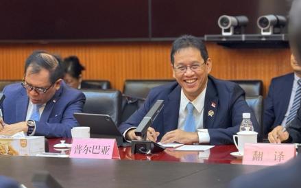 Menteri Keuangan, Purbaya Yudhi Sadewa melakukan roadshow dalam rangka memasarkan Panda Bond ke Beijing, China. (Foto: dok. Kemenkeu)