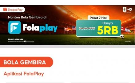 PT Folago Digital Media (FDM) selaku operator OTT FolaPlay, mengumumkan kemitraan bersama ShopeePay dan Shopee sebagai mitra distribusi voucher. (Foto: Ist)