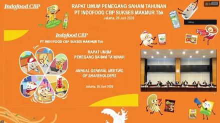 PT Indofood CBP Sukses Makmur Tbk (ICBP) menetapkan dividen tunai sebesar Rp265 per saham untuk tahun buku 2025. (Foto: Ist)