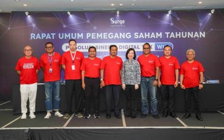 PT Solusi Sinergi Digital Tbk atau Surge (WIFI) memutuskan pembagian dividen tunai sebesar Rp10,6 miliar untuk tahun buku 2025. (Foto: Ist)