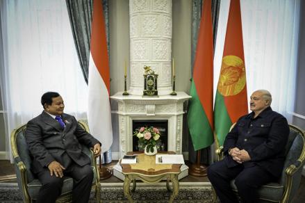 Prabowo Bertemu Presiden Belarus Lukashenko di Istana Merdeka Hari Ini. (Foto Istimewa)