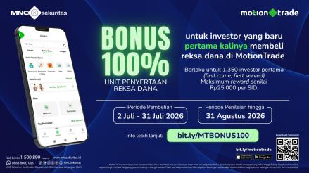 MNC Sekuritas Ajak Investor Mulai Investasi Reksa Dana Lewat Promo Bonus Unit Penyertaan 100 Persen (Foto: Doc MNC Sekuritas):