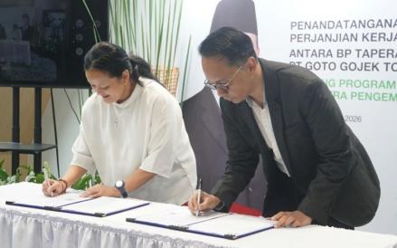 BP Tapera menggandeng PT GoTo Gojek Tokopedia Tbk (GOTO) untuk memperluas akses kepemilikan rumah pertama bagi MBR. (Foto: Dok. BP Tapera)