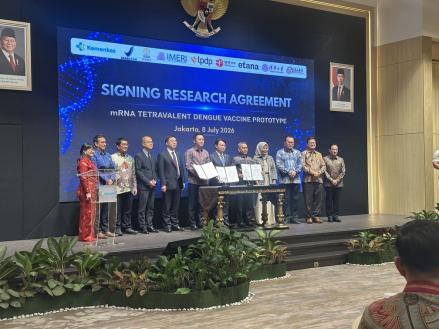 Kemenkes Buat Vaksin DBD Berbasis mRNA, Prototipe Telah Diluncurkan. (Foto: MNC Media)