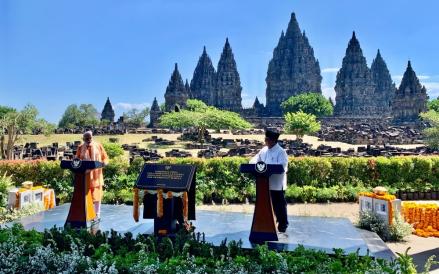 Presiden Prabowo dan PM Modi Resmikan Kerja Sama Indonesia-India untuk Konservasi Candi Prambanan