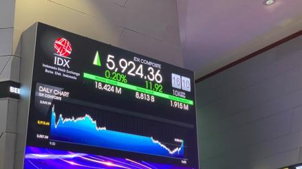 IHSG Ditutup Semringah ke 5.924, PRDL-RANS Betah Pimpin Top Gainers. (Foto Ichsan/IDX Channel)