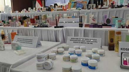 Temuan Kosmetik Ilegal Meningkat 10 Kali Lipat secara Tahunan, Terbanyak di Tangerang. (Foto: Istimewa)