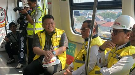 Proyek LRT Jakarta Manggarai-Dukuh Atas Bakal Dibangun 2027, Ditargetkan Beroperasi 2028. (Foto Danandaya/IMG)