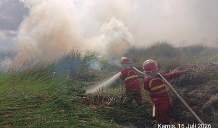 Karhutla Hanguskan 107.465 Ha Lahan hingga Juni 2026, Kalsel Siaga Darurat hingga Oktober. (Foto: Istimewa)