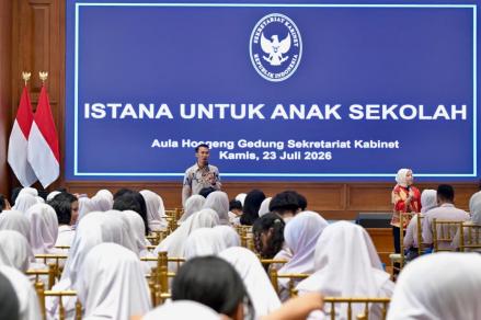 Hari Anak Nasional, Ratusan Pelajar Kunjungi Istana Kepresidenan Hari Ini (FOTO:Dok BPMI Setpres)