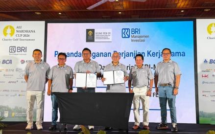 BRI-MI bersama ILUNI FEB UI meluncurkan Reksa Dana Syariah BRI-MI Anagata Lestari Berimbang. (Foto: Ist)