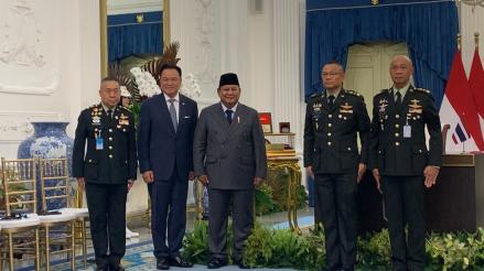 Prabowo Terima Tanda Kehormatan dari Militer Thailand, Ikon yang Dikagumi Para Jenderal Muda (FOTO:Dok BPMI Setpres)