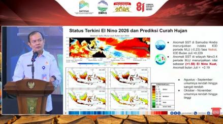 El Nino Berpotensi Jadi Sangat Kuat, Puncaknya Diprediksi Agustus-September 2026. (Foto