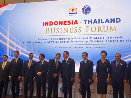 Nilai Ekonomi RI-Thailand Berpotensi Tembus USD2 Triliun dari Empat Sektor Kerja Sama. (Foto: Rohman Wibowo/iNews Media Group)