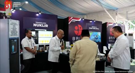 BRIN Paparkan Teknologi Nuklir ke Prabowo, Potensi Uranium Capai 89 Ribu Ton (FOTO:BPMI Setpres)