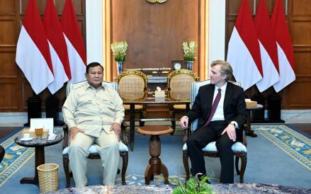 Prabowo Bertemu Wakil Menteri Perang Amerika Serikat, Bahas Penguatan Kemitraan Strategis