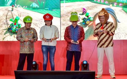 Nintendo Co., Ltd resmi menjalin kerja sama dengan Grup Salim untuk menghadirkan gim konsol Nintendo di Indonesia. (Foto: Dok. Ekraf)