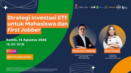 Saksikan IG Live MNC Sekuritas: “Strategi Investasi ETF untuk Mahasiswa & First Jobber” Sore Ini! (Foto: Doc MNC Sekuritas)