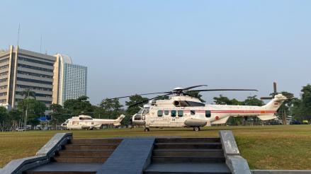 Jelang Sidang Tahunan 2026, Dua Helikopter Siaga di Kompleks Parlemen (FOTO:Dok Ist)