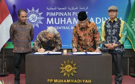 PT Indosat Tbk (ISAT) menjalin kerja sama dengan salah satu ormas terbesar di Tanah Air, Muhammadiyah untuk mempercepat digitalisasi. (Foto: Dok. Muhammadiyah)