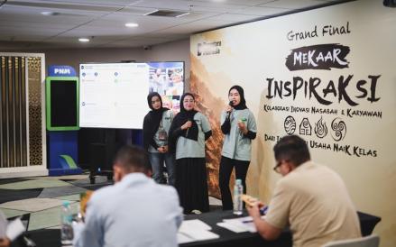 Mekaar InspirAksi menggabungkan inspirasi dan aksi nyata lewat pendampingan, inovasi usaha, dan penguatan kapasitas agar nasabah naik kelas. (Foto: Ist)