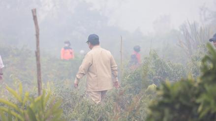 Setelah Kalimantan, Prabowo Lanjutkan Cek Penanganan Karhutla di Sumatera Hari Ini. (Foto Istimewa)