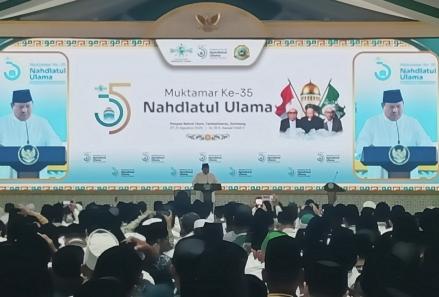 Prabowo Sebut Kalau Indonesia Mau Bangkit dan Aman, Pemerintah Harus Dekat dengan NU-Muhammadiyah (FOTO:Dok Ist)