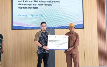 Peruri Gandeng Kodim 06/04 Beri Santunan dan Sembako ke Veteran Perang