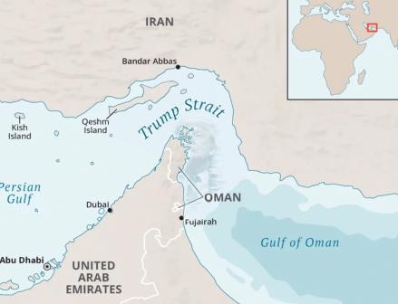 AS Ingin Ganti Nama Hormuz Jadi Selat Trump. (Foto: White House)